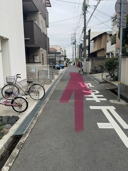 まつげエクステ専門店 ビューティーアイラッシュ つかしん店/阪急稲野駅からの道順
