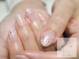 押し花ネイル