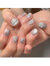 グラデーション/ショートネイル
