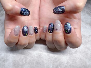 閨匠ビューティサロン 上野店/花火シール