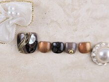 ショコ アンド ラム(Syoko&Lum)/☆ニュアンス鉱石ネイル☆