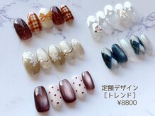 イーストハムアネーロネイル(EAST HAM anello nail)/１・２月定額トレンドデザイン