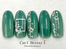 キャンアイドレッシー 南越谷店(Can I Dressy)/押し花ネイル