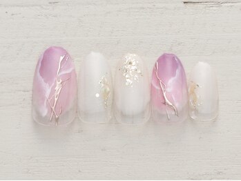 ネイルミックス 自由が丘店(Nail Mix)/大理石ネイル　5990円