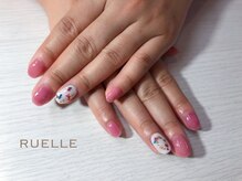 リュエル(RUELLE)/押し花ネイル　ドライフラワー