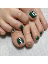 ペル(Per)/牛柄&グリーン