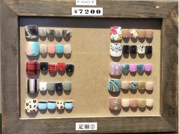 ヘアサロン ミキ(Hair Salon MIKI)/定額フットジェル2☆7200円