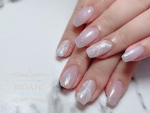 モアニヒロオ 広尾駅前店(MOANI Hiroo)/ラベンダー系大理石ネイル