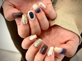 王道ニュアンスネイル☆