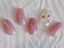 ネイルサロン エムズ(Nail Salon M's)/シェルパーツで夏ネイル