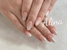 エリナネイルサロン池袋(Alina Nail Salon)/ベースありグラデーション7500円