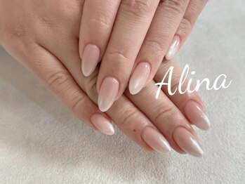 エリナネイルサロン池袋(Alina Nail Salon)/ベースありグラデーション7500円