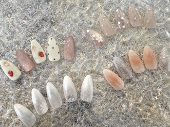 サロン ド エスポアール(Salon de Espoir)の写真/【パラジェル導入サロン♪】定額アート「色替えOK」シンプル～華やかなデザインまで幅広いサンプルあり◎