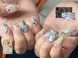 ニュアンスネイル/ホログラム