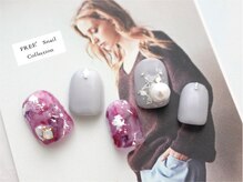 フリーズネイル 三宮店(FREE'S nail)/シルバーニュアンスネイル