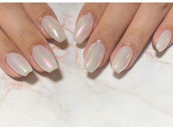 ネイルサロンアンドスクールラボ(LABO)/ツヤ!ミラーネイル