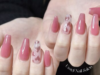 ウサギネイル 新大久保店(usagi nail)/ハートネイル
