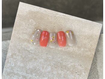 押し花&ワイヤーネイル