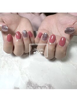 エリー(ellie)/ちぐはぐネイル ツートーン