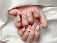 ティーアンドビー ネイルスタジオ(T&B NAIL STUDIO)/トレンドワンホンちゅるんネイル