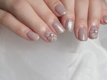 リアン 用賀店(Lian)/ワンカラー+ぷっくりフラワー