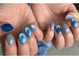 ワンカラー×マグネット施術写真