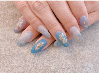 パステル(PASTEL)/ブルー系ニュアンスデザイン