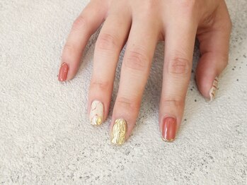 ソウ 難波店 nail salon Sou/ゴールドニュアンスnail