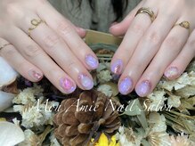 モン アミ(MON AMIE)/持ち込み　春ネイル