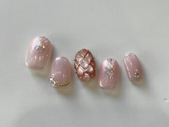 ネイルメゾン 天神店(NAIL MAISON)/キルティングピンクマグ¥12500
