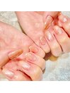 ニュアンス/ミラー/オレンジ