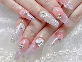 シーアンドビーネイル(C&B Nail)/長さだし/持ち込みデザイン