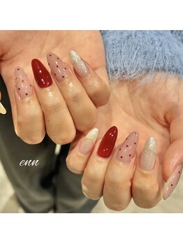 エン(enn)/Heart × Bordeaux