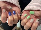 春のマットネイル