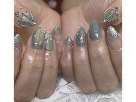 梅雨ネイル