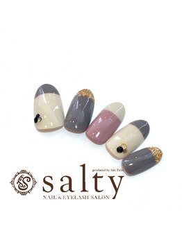 ネイルアンドアイラッシュサロン ソルティ 寺田町(salty)/ハンド/アート１０本コース