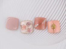 ネイルクロエ(NAIL KCLOE)/フットジェル親指ポイントアート