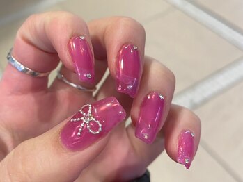 シェリーラメール 新宿店(cherie la mer)/リボンネイル
