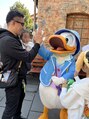 れんげ鍼灸整骨院 夢の国で大好きなドナルドと会えた。この後ハグもできた