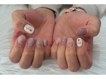 チューリップ咲かせました！