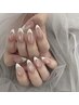 〈ハンド〉フレンチネイル（ベースカラー有）