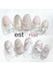 エストラッシュアンドネイル 銀座店(est lash&nail)の写真/お仕事柄爪を長く出来ない方/丸爪/ちび爪の方におすすめ♪短い爪でも可愛いデザインを豊富にご用意☆