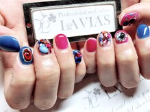 ラヴィアスプラス(LAVIAS+)/【ジェル】お好きなアート6本