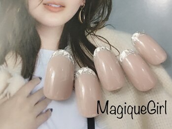 ネイルサロン マジックガール(Nail Salon MagiqueGirl)/【ガラスネイル】