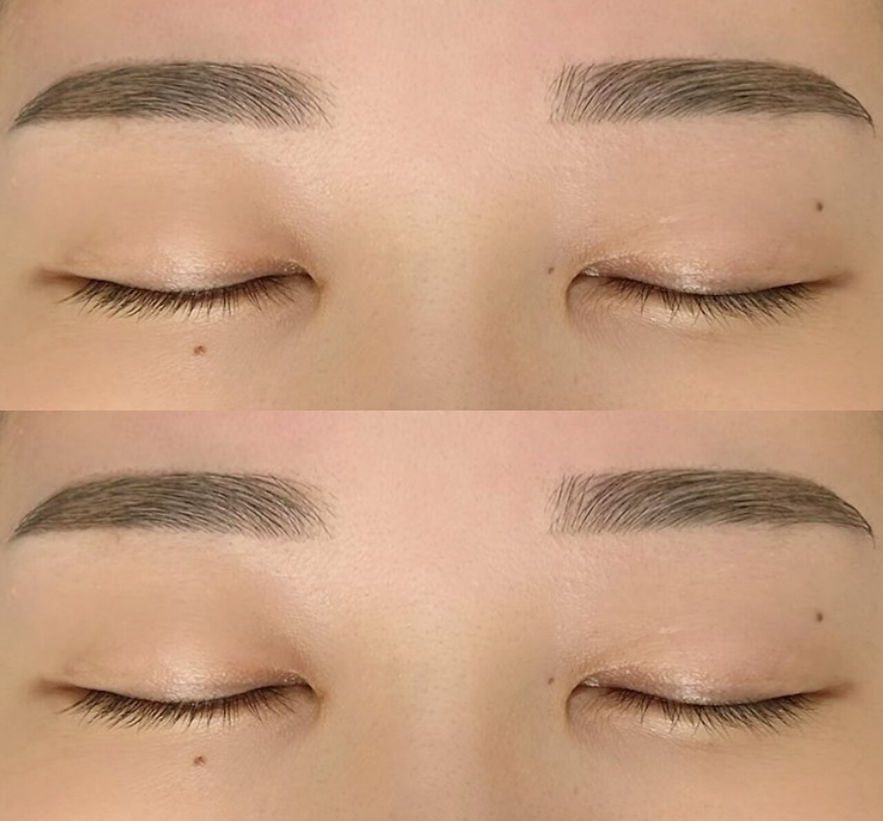 【眉デザインお決まりの方】美眉毛アイブロウWAX＋メイク仕上げ　45分　\5000