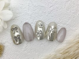 ミラー×リボンネイル[浦和]