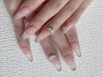 ラネイルパンダ 鶴見(La nail Panda)の写真/【爪が薄い・傷んでいる方にも◎】爪に優しいジェルで負担を抑えて、指先に美しさを作り出します♪