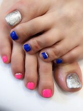 レディグリッター(Lady glitter)/アシメカラーフット