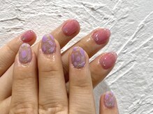 ビーナスベルト シブヤ(VENUS BELT SHIBUYA)/クリアレオパードネイル