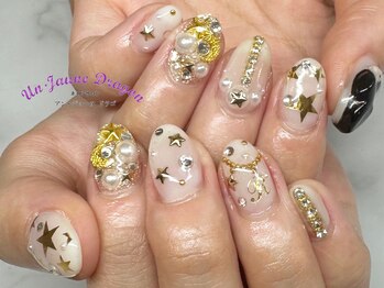 アン ジョーヌドラゴ/【自爪ネイル】星ネイル